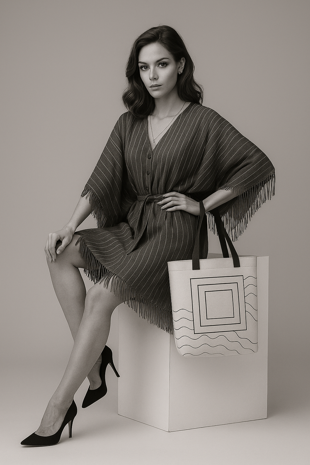 Maison du Carré Tote – Elegancia minimalista para cada día