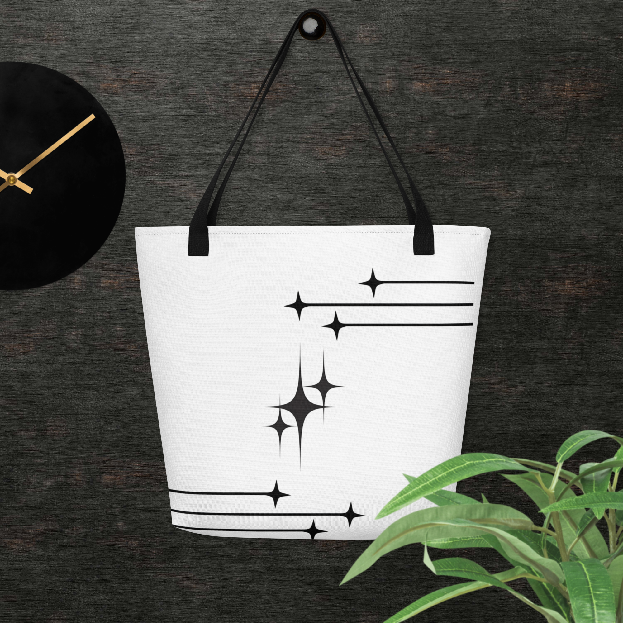 Aurelle Tote – Minimalismo estelar con un aire de lujo